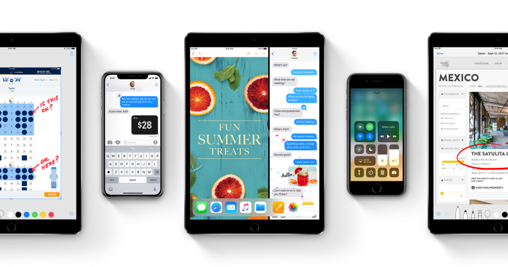 iOS 11 en el iPhone X, iPad y iPhone 8 Plus