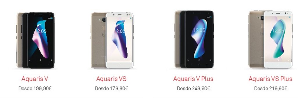 Precios de los nuevos BQ Aquaris VS y VS Plus