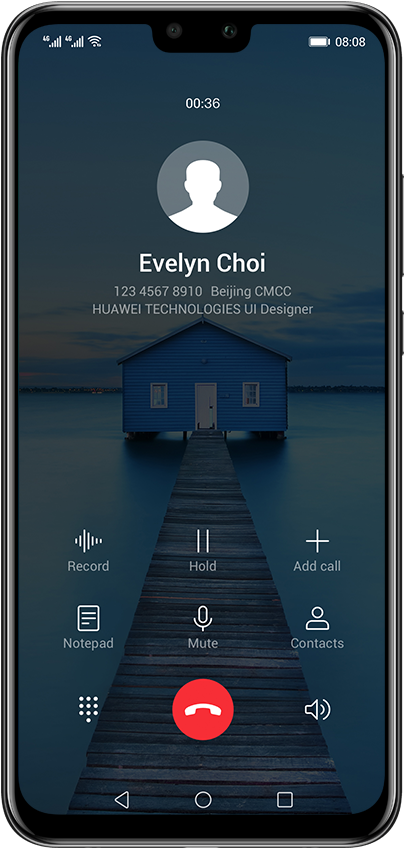 Interfaz del Huawei Y9 2019