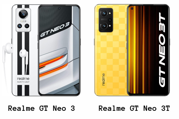 Realme GT Neo 3 vs Realme GT Neo 3T: comparativa, análisis y